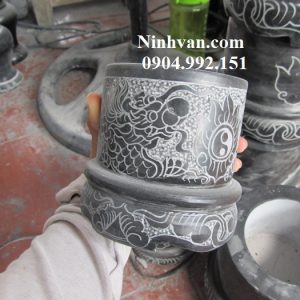 Mẫu bát hương đá của gia chủ phường Ninh Khánh, Ninh Bình