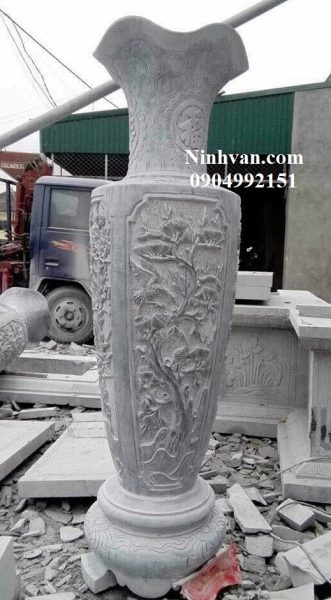 Mẫu lọ hoa đá của gia chủ ở Mộc Châu, Sơn La