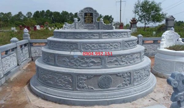 Hình ảnh: Mẫu mộ đá tròn ở Lý Nhân, Hà Nam